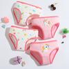 5PC  Baby Cartoon Underwear Girls Cotton Briefs Underpant Children Panties Short 2-10Years