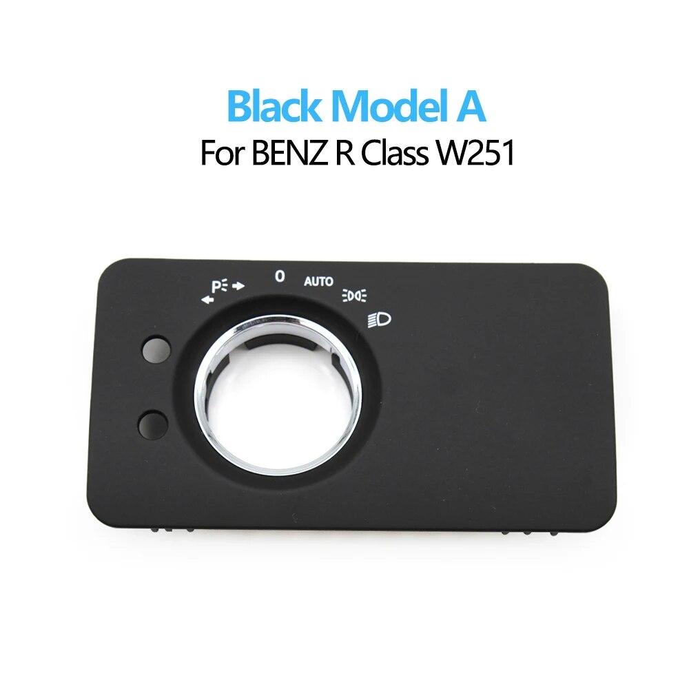 Car Dashboard Headlight Control Switch Panel Cover Trim For Mercedes Benz W251 R-Class R280 R300 R350 R400 R500 2005-2017