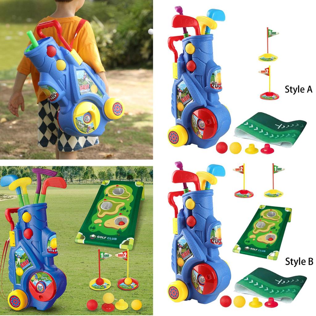 Kids Golf Clubs Gifts Toddlers Set for 2 3 4 5+ Years Old Style A