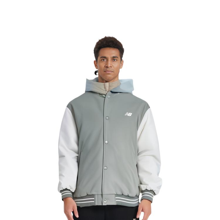 New Balance Puffer Jacket Men's Gray AMJ33332-TAG