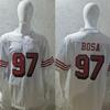 San Francisco 49ers NFL Football Jersey Bosa 97 Deebo Samuel 19 Second Generation Embroidered Retro Style