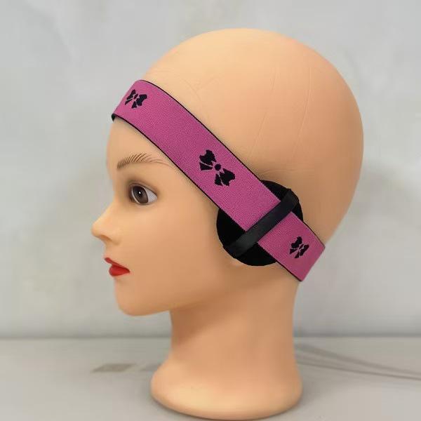 Adjustable Elastic Wig Band with Magic Sticker - Ear-Friendly Hair Edge Fixing Strap