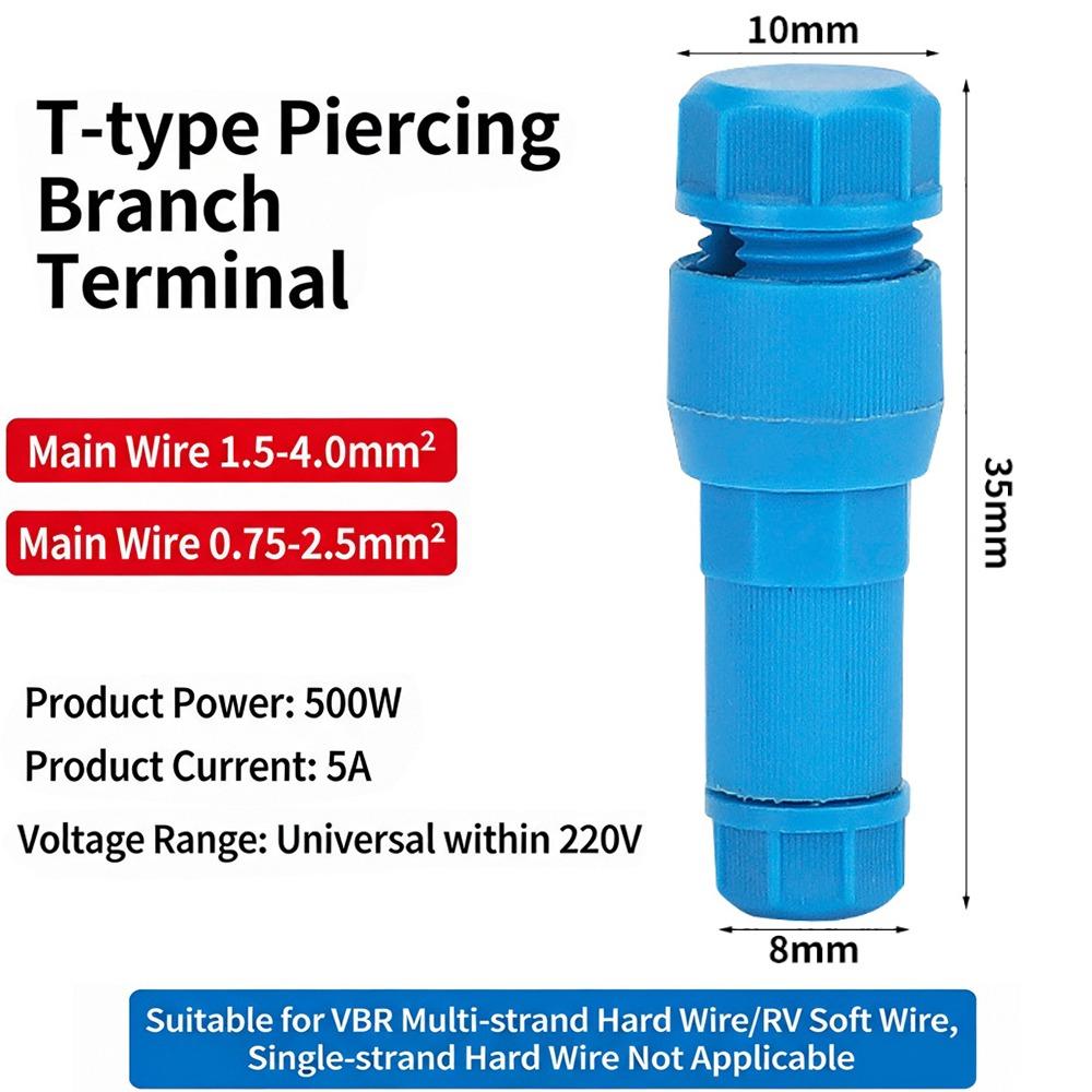 Piercing Type Fastlock Piercing Terminal Crimp Wiring Terminal  Outdoor Lighting Fixtures