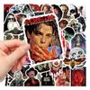 50Pcs Dark Figure, Killer Pattern Halloween Stickers Suitable for Scary Parties, Notebooks, Water Bottles, Phone Cases Stickers