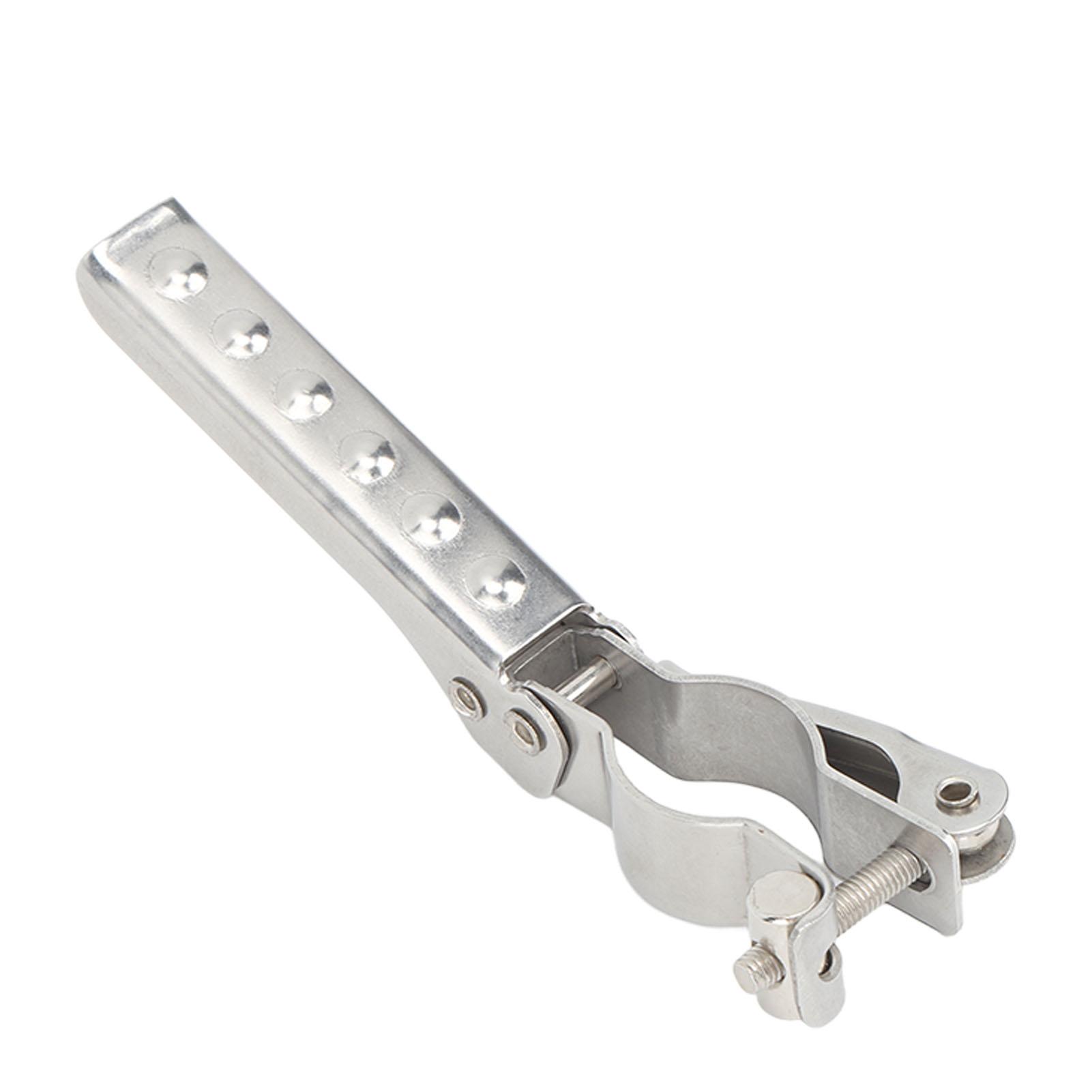 

Складная ступенька Педаль из нержавеющей стали Противоскользящая ступенька Регулируемая безопасная ручка-ступенька Для мачты лодки Автодом Прицеп Кемпер