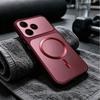 Casing for OPPO A6c Magnetic Metallic Big Window Case