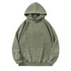 Washed Batik Hoodie Heavyweight American Vintage Loose Plain Color Long Sleeve Trendy Unisex
