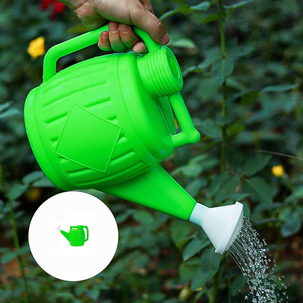 Durable Thickened PE Watering Can 5L 8L Capacity Long Spout Detachable Shower Head For Garden Plants