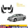 For 2002-05 Toyota Corolla Front Rear Mud Splash Splash Guards Flaps Accessories