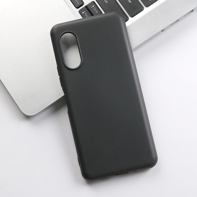 Прозрачный чехол из ТПУ с матовым покрытием для телефона Fujitsu Arrows N F-51C