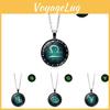 Captivating 12 Constellations Glow In The Dark Necklace For Men And Women