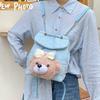 Lolita Bear Kids Backpack Canvas Girls School Teenager Cute Cartoon Style