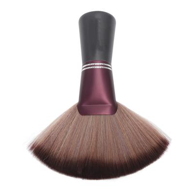Nackenpuderpinsel Weiche Nylon Gesichtsbürste Haarbürste Tragbare Haarschneidebürste für Badezimmer Friseursalon