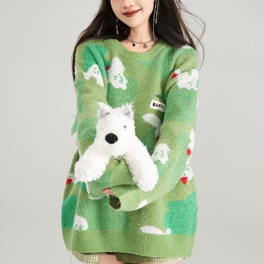 WTEMPO Women's Long Sleeve Fashion Sweater Warm Knitwear Pullover Knitted Coat Jumper Solid Color Sweater