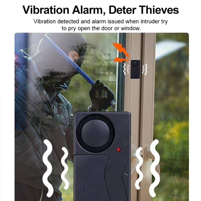 110dB Loud Door Window Alarm With Remote Control Smart Home Security Alarm with Magnetic Sensor Wireless Siren Detector Alarm