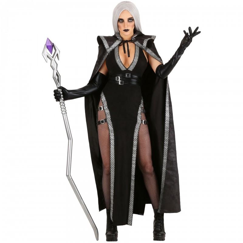 M-XL Magic Witch Costume Halloween Cosplay Dress Women Game Party