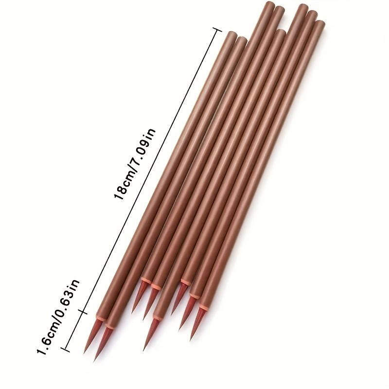 1pcs Detail Paint Brush Fine Pointed Tip Miniature Brushes For Acrylic Watercolor Oil Drawing Brush