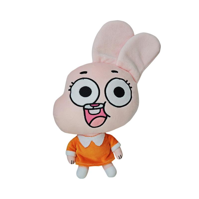 

Cartoon Amazing World of Gumball Darwin Anais Plush Doll Cute Cat Bunny Rabbit Fish Stuffed Toy Birthday Gift for Kids Fans Gift
