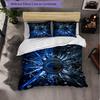 Biancheria da Letto a Tema Atalanta FC Set 3 Pezzi Copripiumino Biancheria da Letto Decorativa Per Camera Teen Decorazione Casa