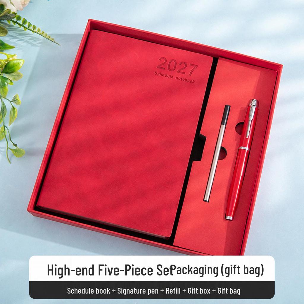 2026 Daily Planner: Thickened One Page Per Day Business Diary Notebook