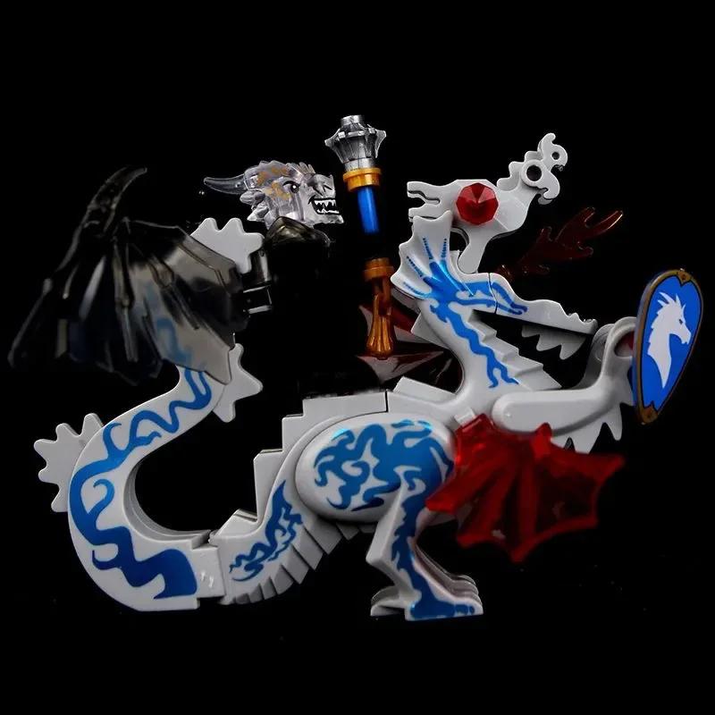 048 047 Undead Dragon Knight Bricks Anime Dragon Knights Building Blocks DIY Action Figure Collection Model Decor Doll Toy Gift