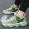 Mesh Sneakers Basketball Shoes Buckle Popcorn Shock Absorber Running Shoes Men's and Women's Rotating New Lightweight Andy Models Mesh