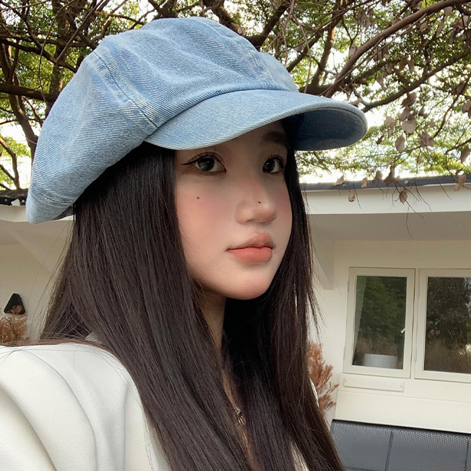 

Women Newsboy Hat Cap for Shopping Trip Date Traveling світло-синій колір