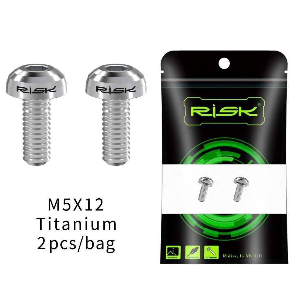 2pcs Screw Bike Bottle Holder Screw Titanium Zinc Zinc Alloy Bicycle Water Bottle Fixed Screws  Road Bicycle