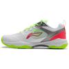 New LiNing Gladiator Cushioning Wear Resistant Low Top Badminton Shoes Unisex Fluorescent Flame Red AYZT011-2
