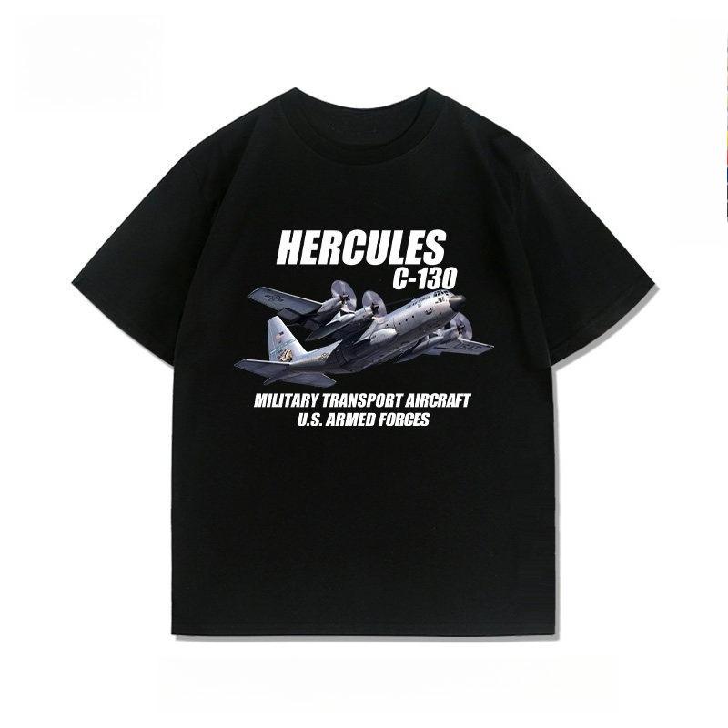 Fighter jet F22 Raptor A10 aircraft F35 fan Tshirt casual pure cotton roundneck top Unisex Women trendy shortsleeved shirt