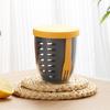 Single 600ml Salad Bowl with Detachable Fork Strainers Basket Kitchen Supplies
