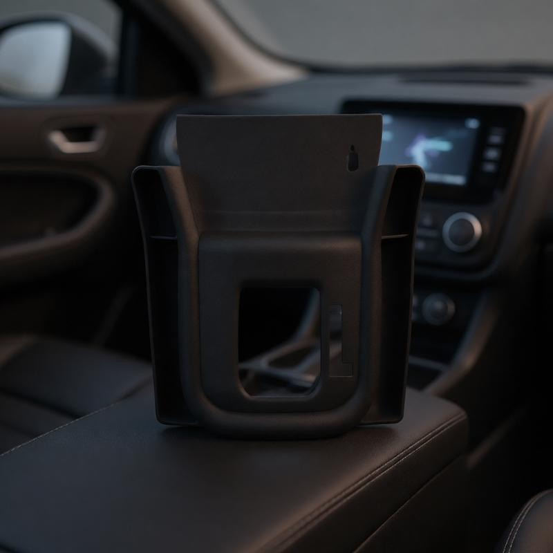 Sturdy Rubber Transmission Console Mat Having Compartment Precisely Suiting 25 SUV Right Hand Drive Models