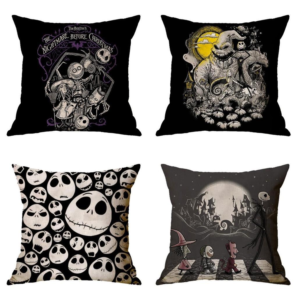 The Nightmare Before Christmas Cartoon Cushion Cover Perfect For Home Decor And Sofa