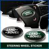 1 Pezzo ABS Coprivolante Auto Stemmino Centrale Emblema Adesivo Per Land Rover Freelander 2 L2 L319 L462 LF Range Sport Evoque L322 Discovery 2 3 4 5