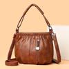 Genuine Leather Textured Women's Handbag - Small, Handheld, Crossbody, Free Shipping