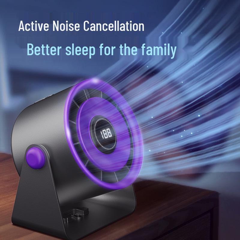 100-Speed Portable Wall-Mounted Desktop Fan for Home, Office, or Dorm