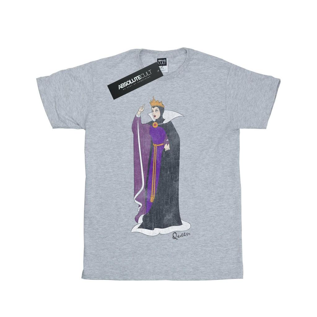 Disney Girls Snow White Classic Evil Queen Grimhilde Cotton T-Shirt