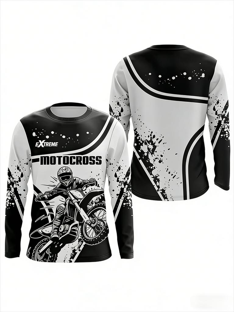 Nejprodávanější Terénní Off-Road Motocyklové Závodní Dlouhý Rukáv Sportovní Motocyklová Košile Prodyšná Rychleschnoucí Pánská Košile
