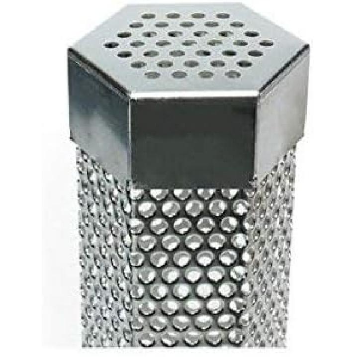 12" Stainless Steel Smoker Tube Smoker Box Hot or Cold Smoking Use Wood Pellets or Wood Chips for Up To 5 Hours of Smoke Flavor Infusion