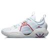 Li Ning All City 9 V1.5 Abrasion Resistant Breathable Low top Basketball Shoes Men's White ABAT121-1