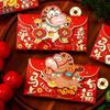 6pcs Red Wallet Money Envelopes Red Envelope Chinese New Year 2026 Traditional Lunar New Year Red Packet Agenda 2026
