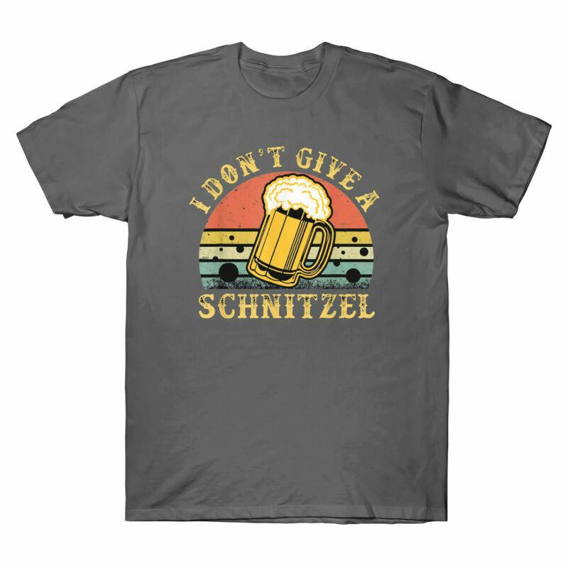 Vintage Give T A Unisexs I Dont Gerunisex Oktoberfest Schnitzel Tee Beer Retro Shirt