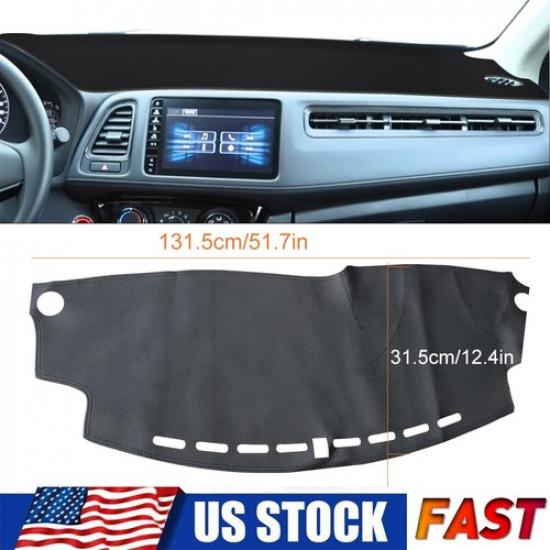 Leather Dash Mat Non-Slip Dashboard Dashmat Cover For Honda HR-V 2014-