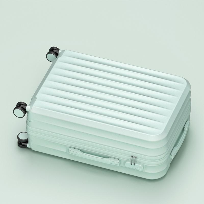 Women's 20" Carry-On Luggage - Sturdy and Durable Trolley Case with Thickened Design and Combination Lock, Men's 28" Large Capacity Option Available.