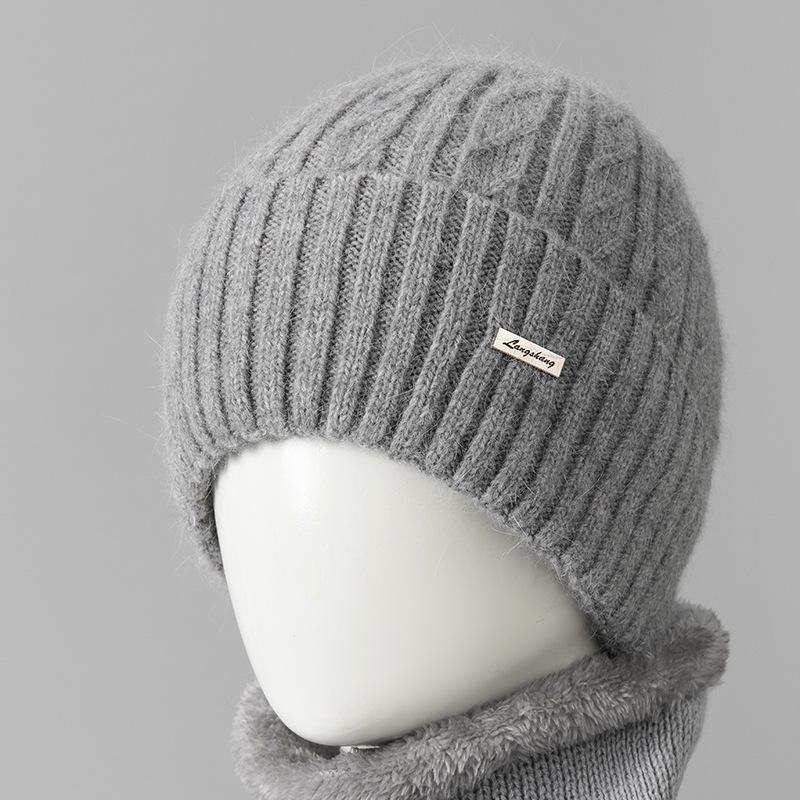 

Осенне-зимняя теплая шерстяная шапка для пожилых, зимняя шапка для среднего и пожилого возраста, женская зимняя шапка one size is elastic