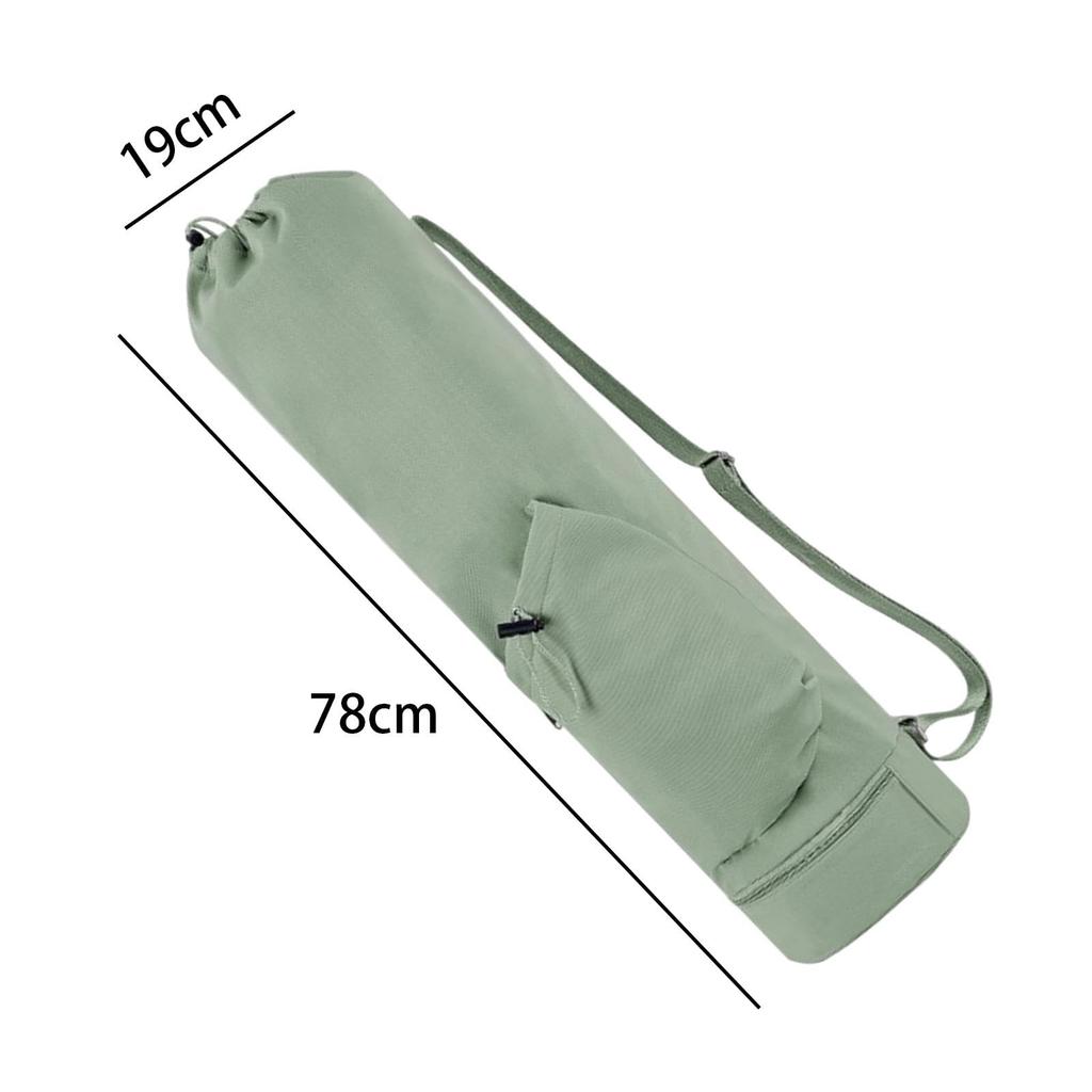 Yoga Mat Yoga Mat Case with Adjustable Yoga Mat Yoga Works Mat Gym Bag with Zipper and Perfect for Yoga Mat Easy To Green LOL-FUN Bag, Strap, Storage,