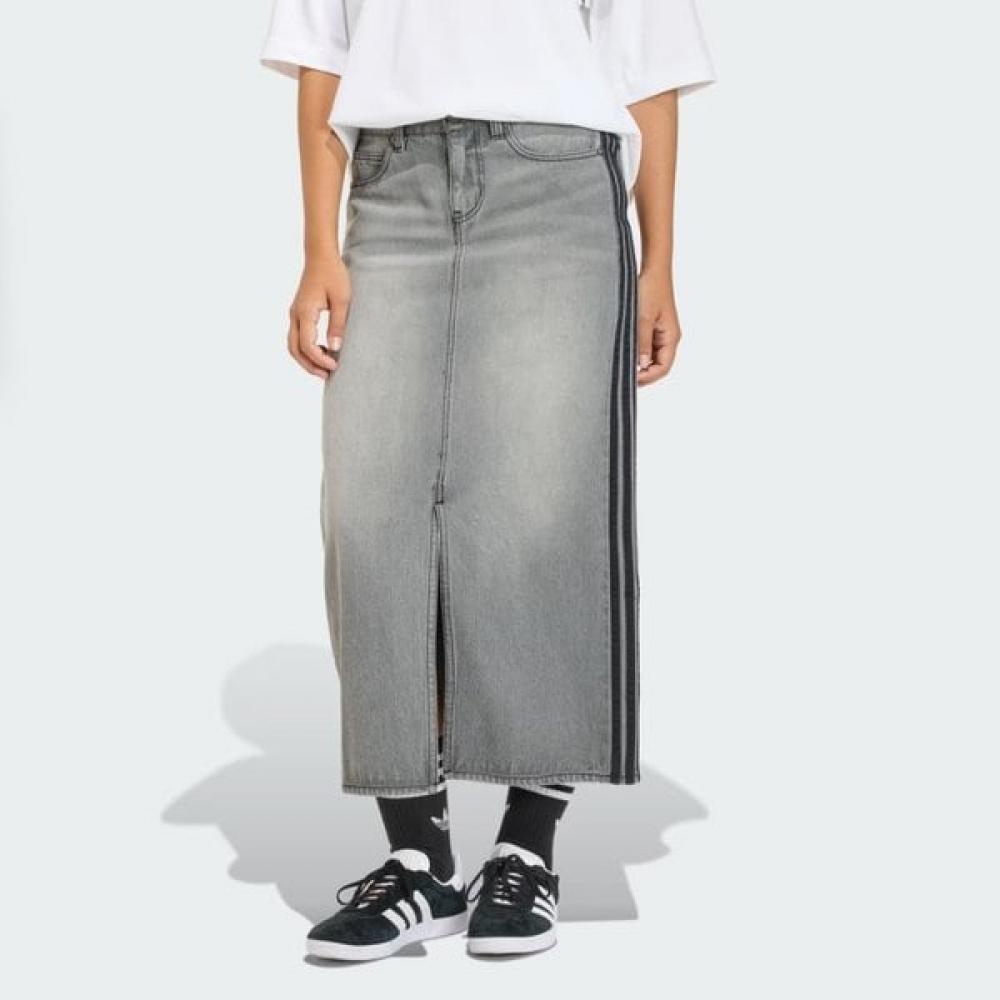 AdidaS Women S Stripe Denim Pencil Skirt Kd2929 A28