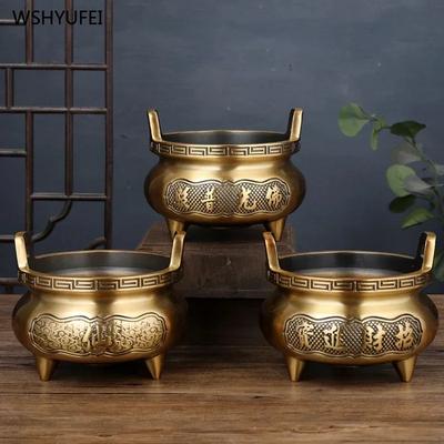 Legierung Räuchergefäß Tempel Opfergaben an Buddha Buddhistische Tempelbedarf Reichtum anziehen Sicherheit gewährleisten Für Gedeihen beten Dekoration