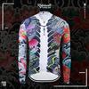 Japanese Tattoo Cycling Jersey - Spring/Autumn Cotton Fleece Long Sleeve, Unisex