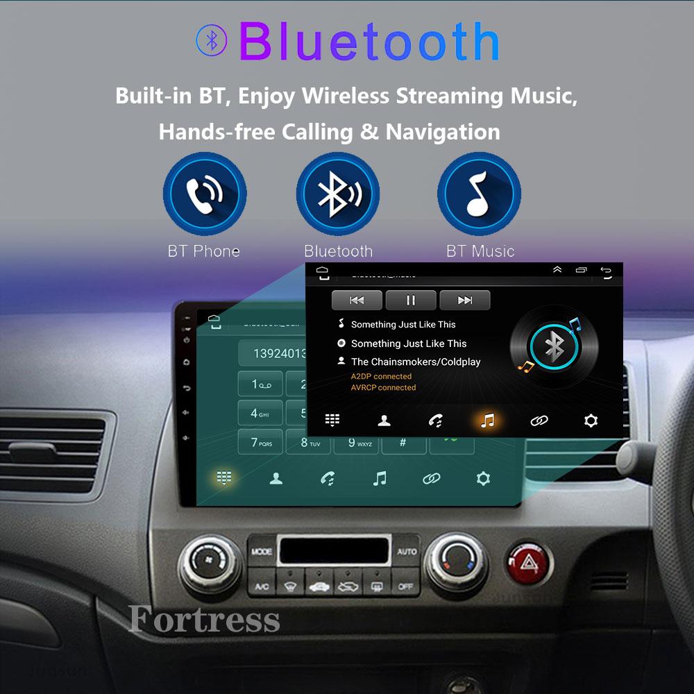Android Car Radio Multimedia for Honda Civic RHD 2005 - 2012 Multimedia Player 2 Din Right Hand Drive Navigation GPS Carplay DVD